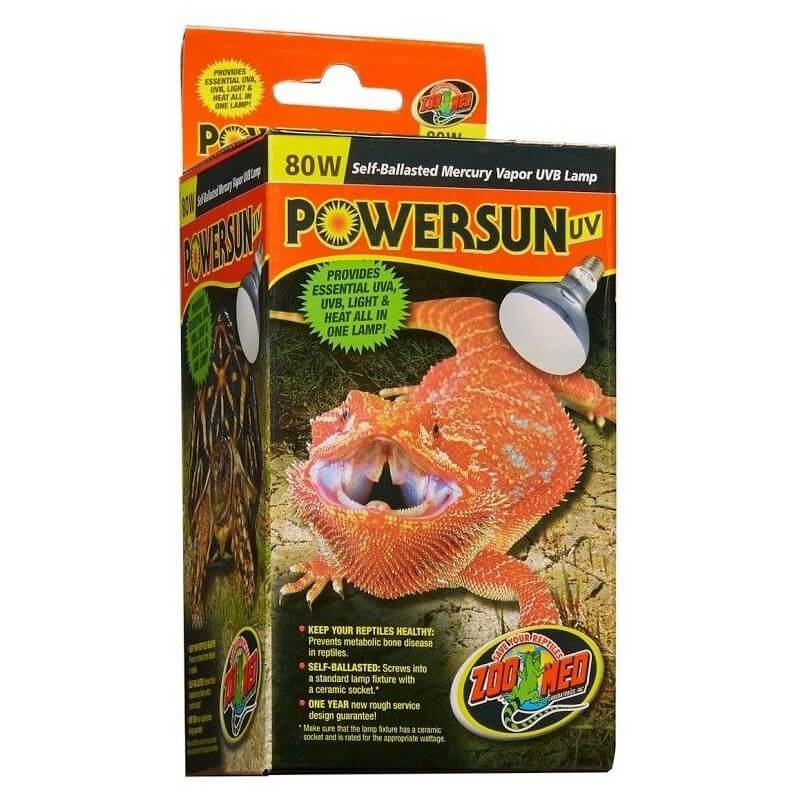 PowerSun - 80w (Zoo Med) - Turtles & Scales